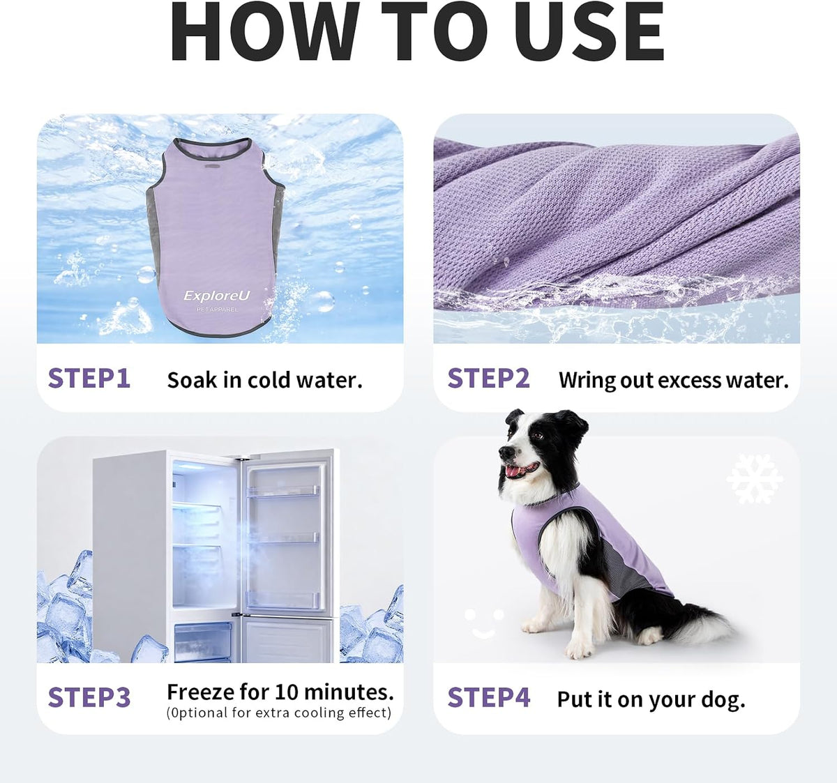 Dog Cooling Vest with Soft Stretchy Sun Protection, XL - Medium (24-35lbs) / Brier Rose+Lilac Ether - image 2