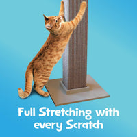 SmartCat Pioneer Pet Ultimate Scratching Post – Essentials for Cats - Gray - image 4