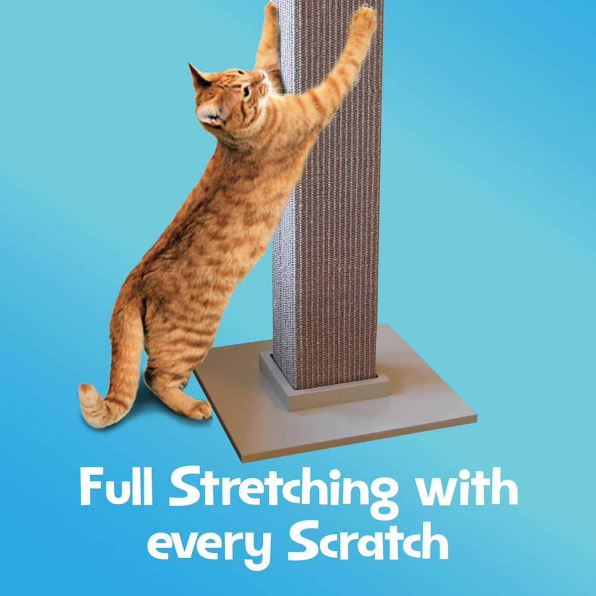 SmartCat Pioneer Pet Ultimate Scratching Post – Essentials for Cats - Gray - image 4