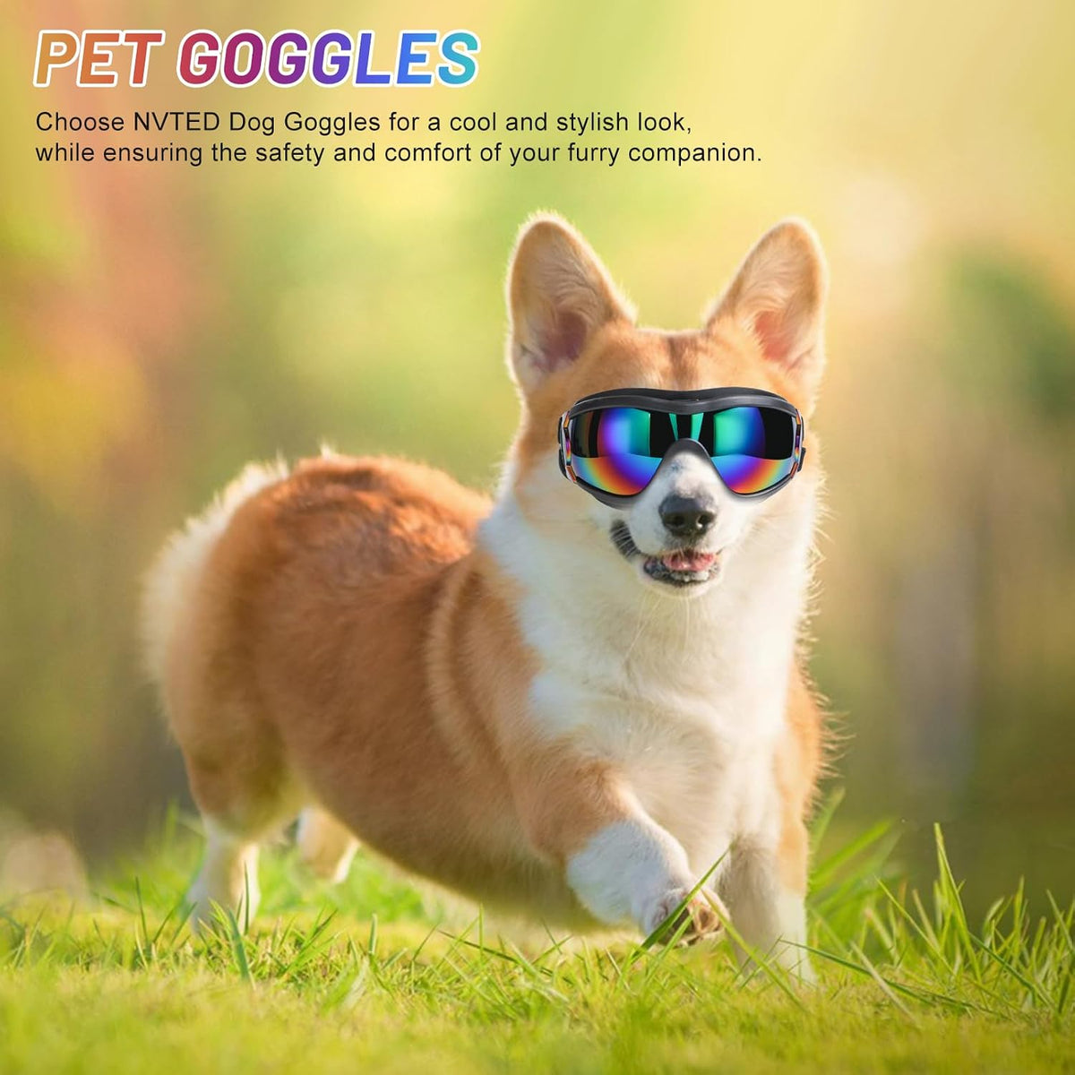 Dog Sunglasses Dog Goggles - Laser - Pack of 1 - image 4