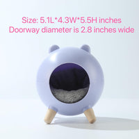 TUTU&LELE Hamster Hideout Space Elf Nest - Purple - image 2