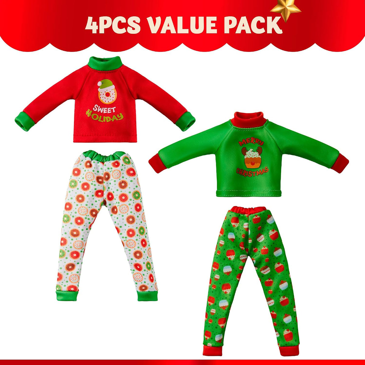 JOYIN 4 Pcs Christmas Elf Accessories - Cute - image 2