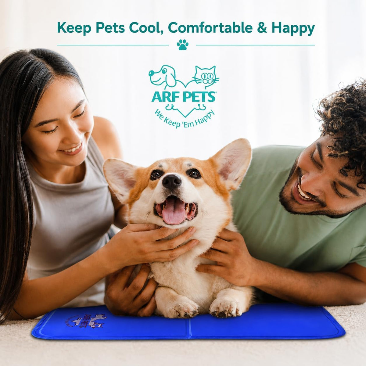 Arf Pets Dog Cooling Mat, Solid Gel Self-Cool Pad - 20 x 30 - image 4