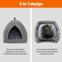 Amazon Basics Cat Bed Cave - Lightgrey / S-15"×15"×15" - image 2