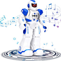KingsDragon Robots Toy for Kids - Blue,white - image 3