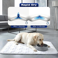 Cooling Dog Mat Large, Breathable 3D Mesh No-Gel Pad - Gray / 36" * 23" - image 4