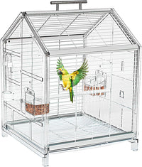 20.5 Inch Small Travel Bird Cage for Cockatiel Parakeets – Essentials for Birds