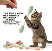 Glaciart One XXL Swabs Cat Toys with Catnip, 2 Pk - Pastel Tips / Regular - image 2