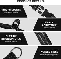 Martingale Collar for Dogs, Reflective Escape Proof, M - Black / Small - image 3