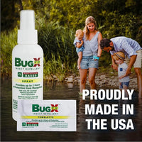 CoreTex Bug X FR DEET-Free Insect Repellent Spray - 2oz Bottle of Natural Geranium Oil to Protect Against Mosquitoes, Flies, & Fleas - Travel Size Bug Repellent Spray Bottle