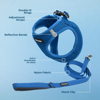 Best Pet Supplies Voyager Step-in Air All Weather Mesh Harness - Royal Blue / XL (Chest: 20.5 - 23") - image 3