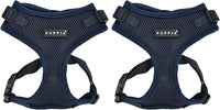 Authentic Puppia RiteFit Harness with Adjustable Neck - Navy / Small (Pack of 2)