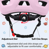 OUWOER toddler and kids bike helmet with vents and adjustable dial - view 12