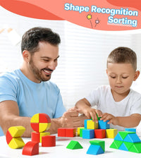Large Magnetic Blocks,56PCS 1.34in 3D Building Cubes for Kids Ages 3+ – Fun for Kids & Family - 36PCS (1.34in) - image 3