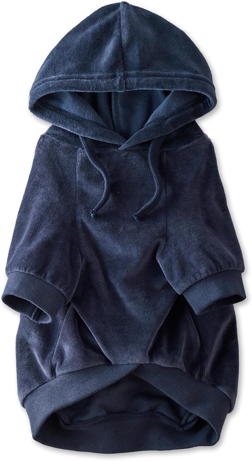Pet Passion Cooper II Dog Hoodie - Navy / Small (10-25 lbs)