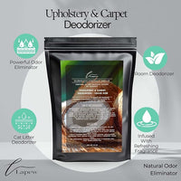 Mahogany Coconut Dream Carpet Freshener Powder Refill 36 oz | Powerful Odor Eliminator for Home | Upholstery Deodorizer | Carpet Deodorizer | Pet Urine | Cat Litter Box