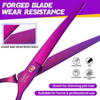 JASON Dog Grooming Thinning Scissors - Purple / 7.02 - image 4