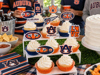 Ohio State Merch Cupcake Toppers & Decorations OSU Party Cake Decor - Auburn Tigers - image 2