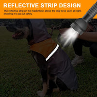 Dog Raincoat with Reflective Strip - XL / Grey - image 3