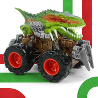 Oriate Friction Powered Dinosaur ATV Toy Cars for Children - Velociraptor 2