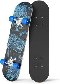 Rude Boyz 24 inch mini cruiser skateboard for kids with aluminium trucks - view 5