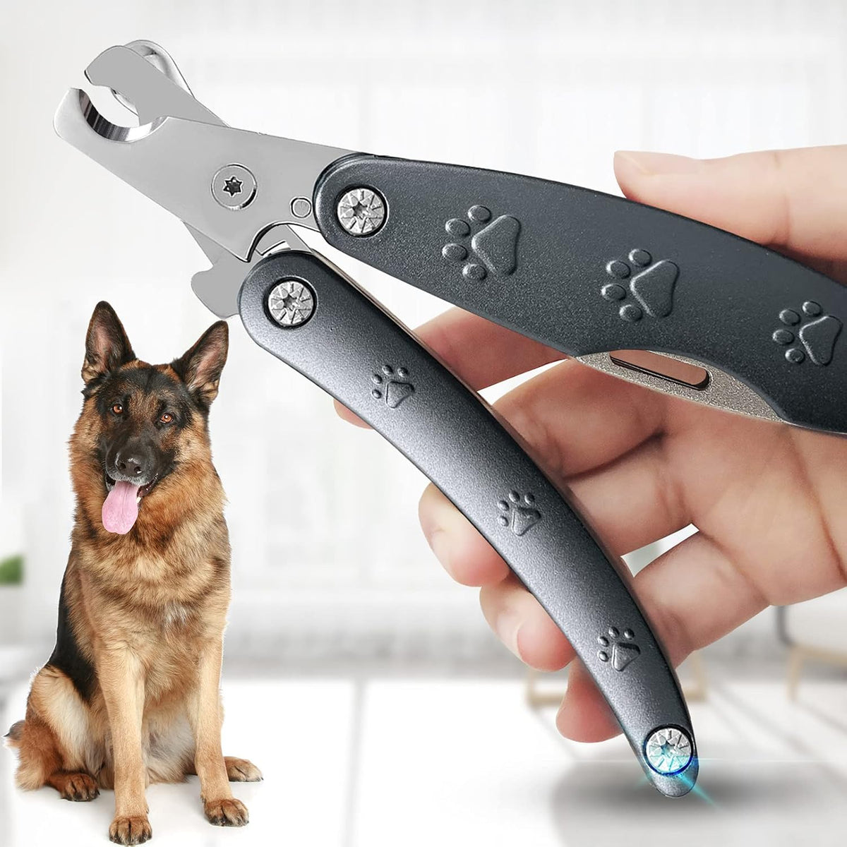 Heavy‑Duty Dog Nail Clipper for Large Dogs with Thick Nails