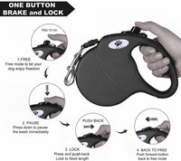 Retractable Dog Leash, Small Dog - Small / black - image 4