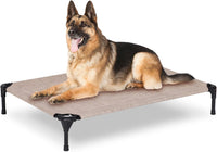 Elevated Dog Bed for Outdoor - Grey / 42"L x 30"W x 7"Th