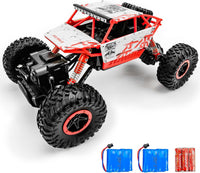 Cheerwing 1:18 Rock Crawler 2.4Ghz Remote Control Car 4WD Off Road RC - Red