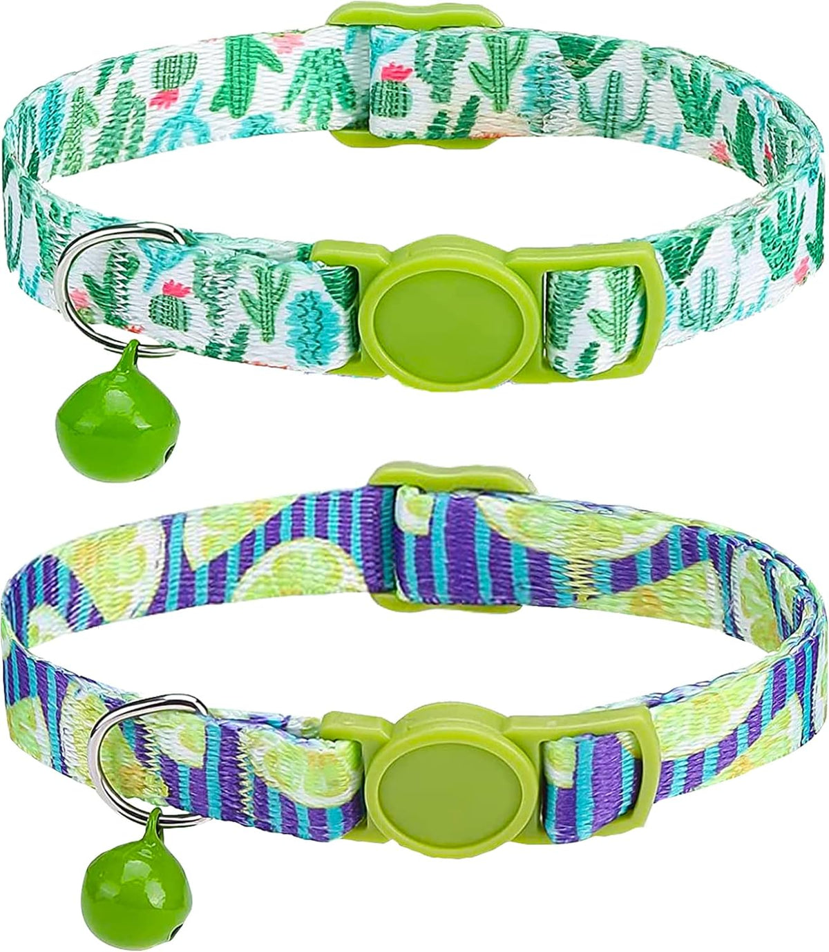 SOLMOONY Cute Cat Collar for Girl Boy - Cactus