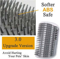 3.0 Softer Cat Self Groomer with Catnip - 3.0 Softer Grey (4 Pack) - image 2
