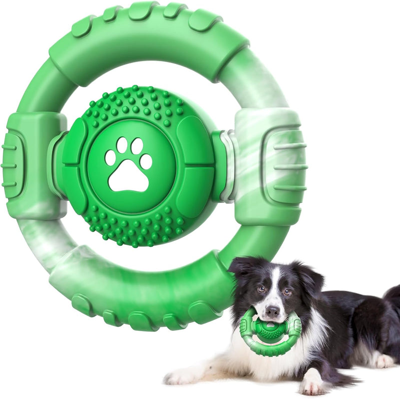 Tough Dog Toys for Aggressive Chewers - Green / Medium Large