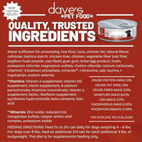 Dave's Pet Food Kidney Care Dog Food (Tuna Pate), New Recipe! Wet Renal Dog Food, Low Phosphorus, Renal Kidney Support, Vet Formulated, 5.5 oz, (12 Pack)