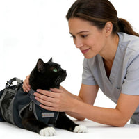Cinf Cat Restraint Grooming Bag - 16.5"L x 10.2"W x 20.9"H / Black
