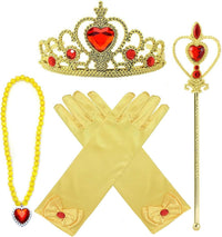 Princess Anna Costume Dress up Accessories for Girls Anna Cosplay - Gold - image 2
