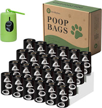 Cherry Blossom Scented Dog Poop Bags, 42 Rolls 630 counts - Black / 360 Count (Pack of 1)
