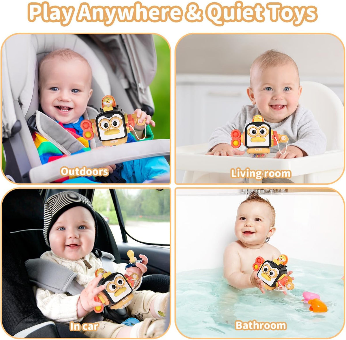 OSIMILY Toys for 1 Year Old Boy - Black - image 4