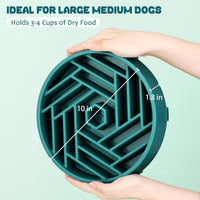 WHIPPY Slow Feeder Dog Bowl - green - image 4