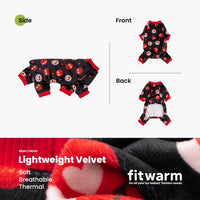 Fitwarm Funny Duck Dog Pajamas - Heart Eyes Face / Medium - image 3