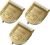 3-Pack 5-in-1 Replacement Blade Compatible with Wahl Animal Bravura - Gold / 3 Pack
