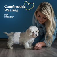 Comfortable Male Dog Diapers, FlashDry Gel Technology - 30 Pack / Small - image 3