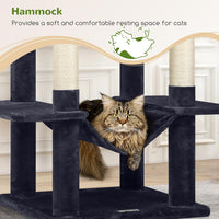 Globlazer Extra Tall Cat Tree Tower for Indoor Cats, F76 - Dark Grey / 76 inch - image 3