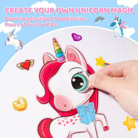 30 Unicorn Make-a-Face Sticker Sheets for Kids – Fun for Kids & Family - Fantasy Unicorn - image 4