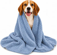 NVNAN Microfiber Dog Towel for Drying Dogs - Blue