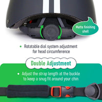 MOUNTALK Kids/Toddler Bike Helmet - Matte Black White / Large - image 2
