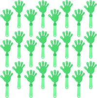24 royal blue plastic hand clapper noisemakers, 7.5 inches long - view 3