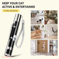 Cat Toys, Rechargeable, Interactive USB Chase Toy for Cats & Kittens – Essentials for Cats - Black 1pcs - image 2