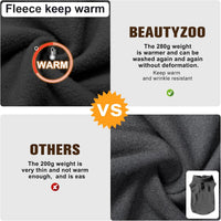Dog Fleece Vest Sweater Winter Jacket for Small and Medium Large Dogs - X-Large / BLACK - image 4