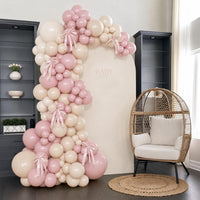 Pink Balloon Arch Kit, 145Pcs Baby Shower Birthday Decor – Fun for Kids & Family - Dusty Pink - image 3