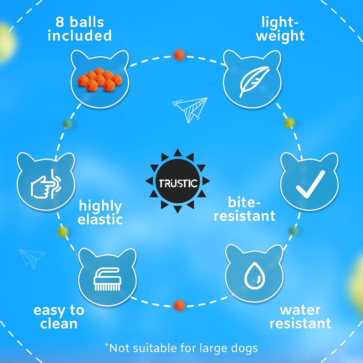 Balls 2 inch for Small and Medium Size Dogs - image 4